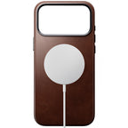 Capa tradicional de couro Horween iPhone 18 Pro Max Rustic Brown
