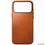 Capa de Couro Horween Tradicional iPhone 18 Pro Max Saddle