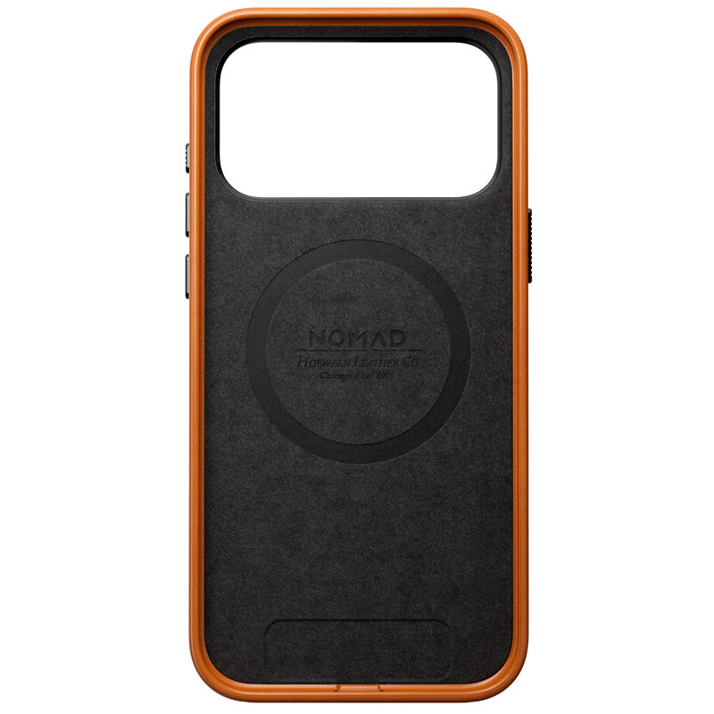 Capa de Couro Horween Tradicional iPhone 18 Pro Max Saddle