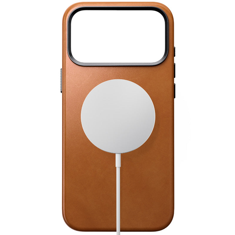 Capa Traditional em couro Nomad iPhone 18 Pro Max English Tan