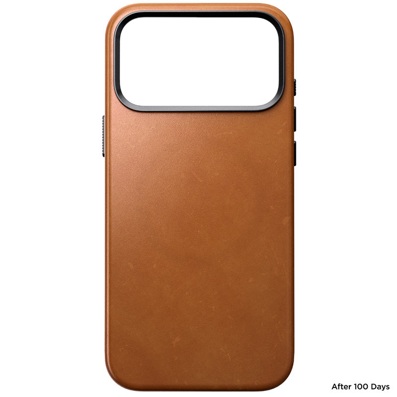 Capa Traditional em couro Nomad iPhone 18 Pro Max English Tan