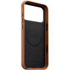 Capa Traditional em couro Nomad iPhone 18 Pro Max English Tan