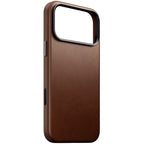 Capa de couro Nomad Traditional iPhone 18 Pro Max Rustic Brown