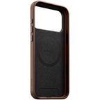 Capa de couro Nomad Traditional iPhone 18 Pro Max Rustic Brown