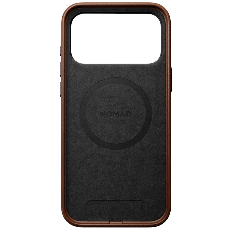 Capa de couro Nomad Traditional iPhone 18 Pro Max Rustic Brown