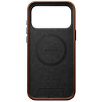 Capa de couro Nomad Traditional iPhone 18 Pro Max Rustic Brown