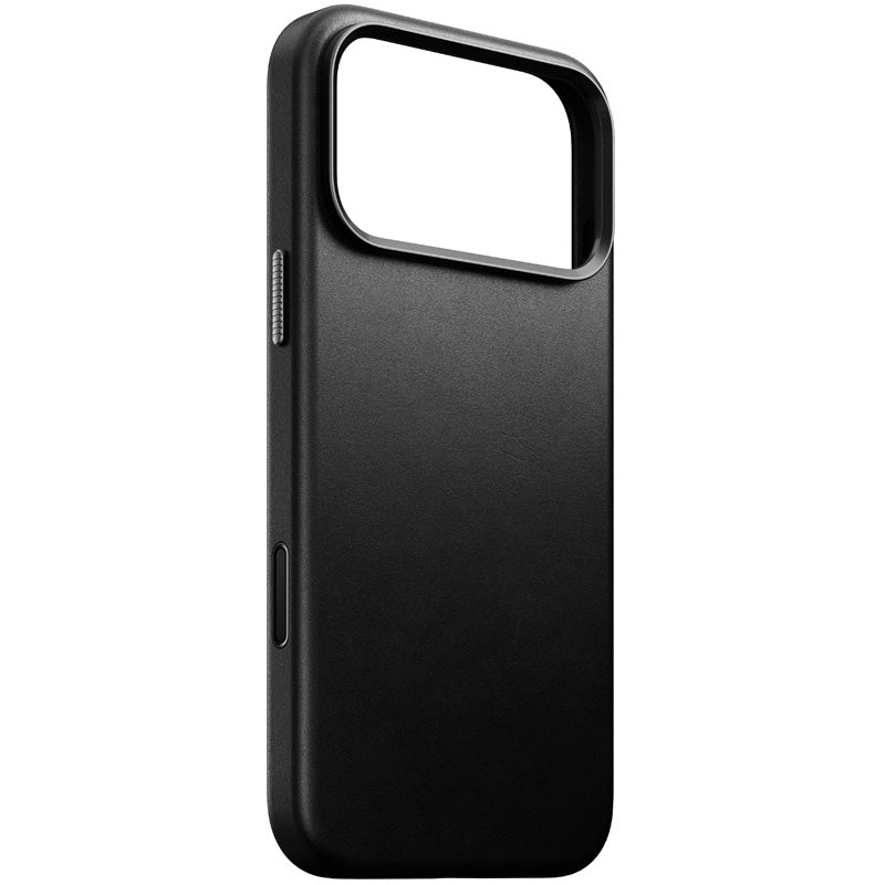 Capa Traditional em couro Nomad iPhone 18 Pro Max Preto