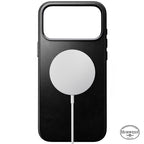 Capa Traditional Horween couro iPhone 18 Pro Max Preto