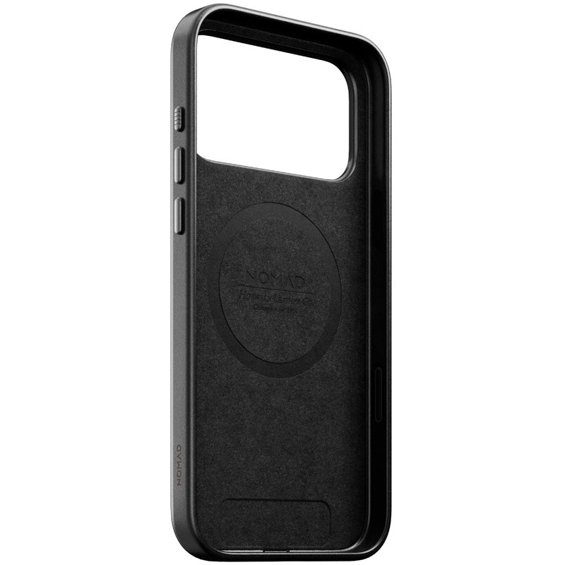 Capa Traditional Horween couro iPhone 18 Pro Max Preto
