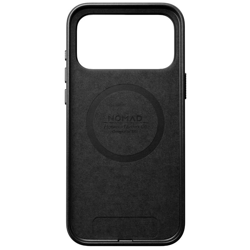 Capa Traditional Horween couro iPhone 18 Pro Max Preto