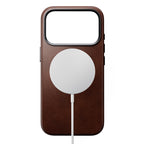 Capa tradicional de couro Horween iPhone 18 Pro Rustic Brown