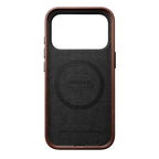 Capa tradicional de couro Horween iPhone 18 Pro Rustic Brown