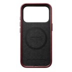 Capa de couro Horween Traditional iPhone 18 Pro Burgundy