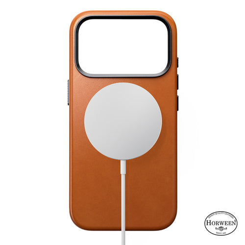 Capa de Couro Horween Tradicional iPhone 18 Pro / iPhone 17 Pro Saddle