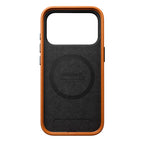 Capa Traditional Horween de couro iPhone 18 Pro Saddle