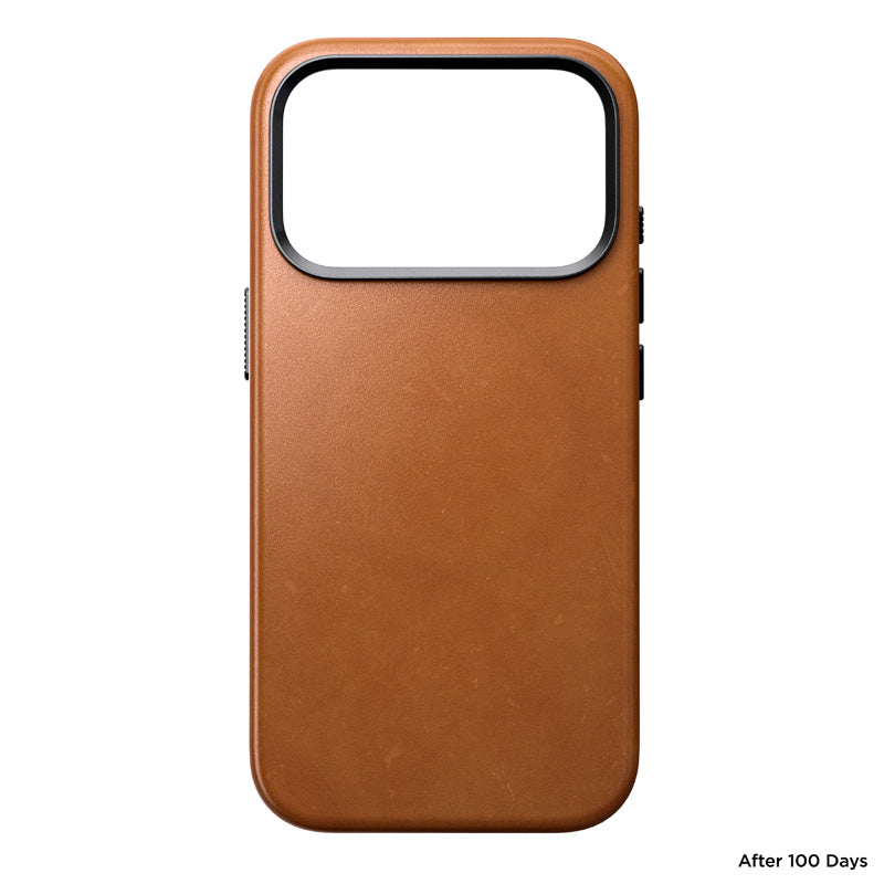Capa Traditional em couro Nomad iPhone 18 Pro English Tan