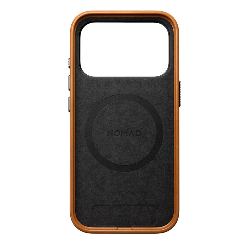 Capa Traditional em couro Nomad iPhone 18 Pro English Tan