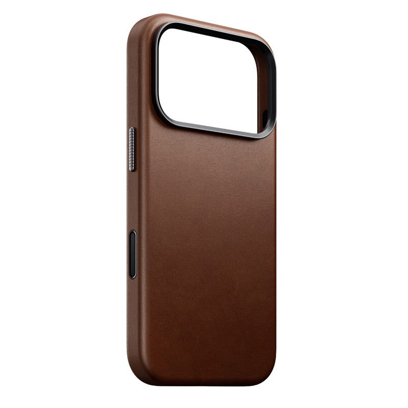 Capa Traditional Leather Nomad iPhone 18 Pro Rustic Brown