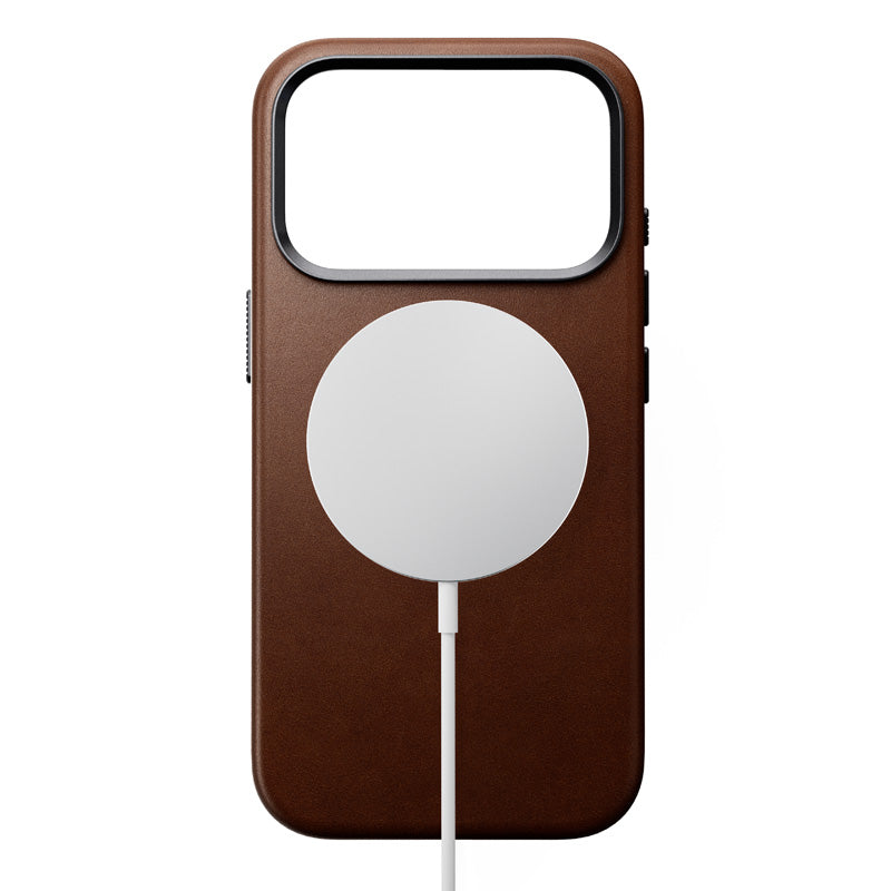 Capa Traditional Leather Nomad iPhone 18 Pro Rustic Brown