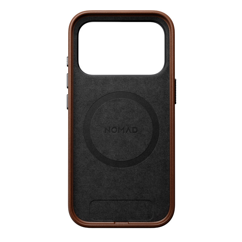 Capa Traditional Leather Nomad iPhone 18 Pro Rustic Brown