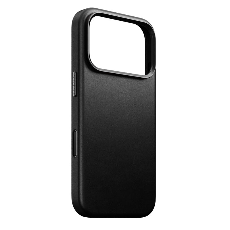 Capa Traditional em couro Nomad iPhone 18 Pro Preto