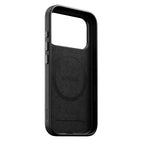 Capa Traditional em couro Nomad iPhone 18 Pro Preto