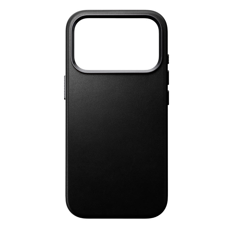 Capa Traditional em couro Nomad iPhone 18 Pro Preto