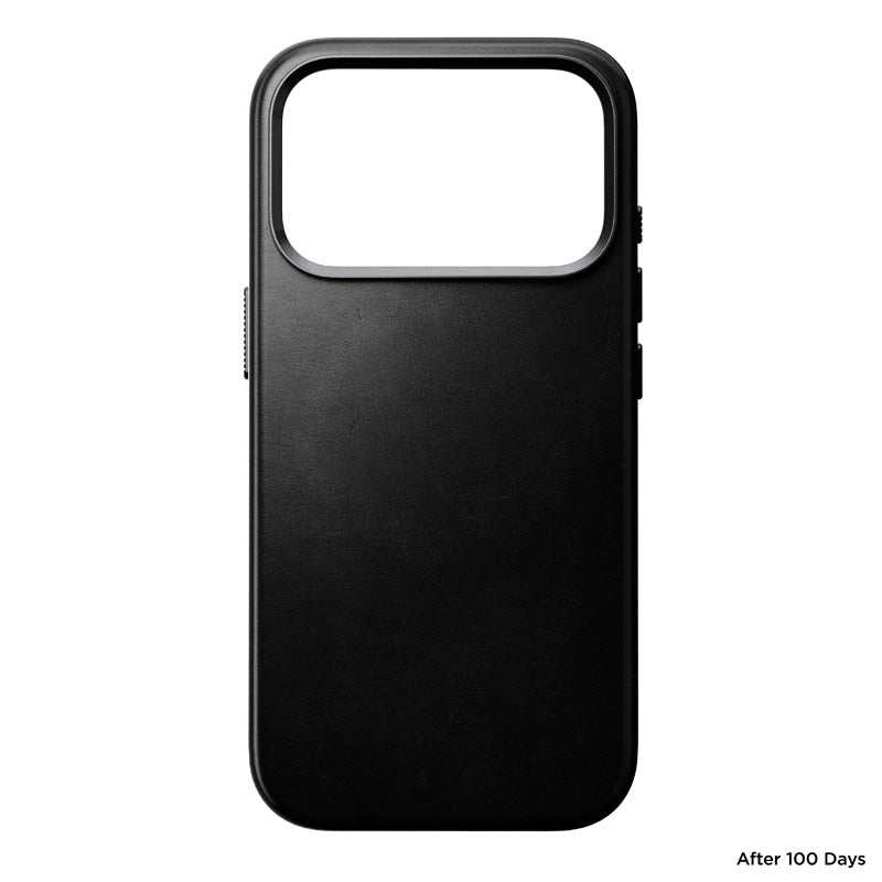 Capa Traditional de couro Horween iPhone 18 Pro Preto
