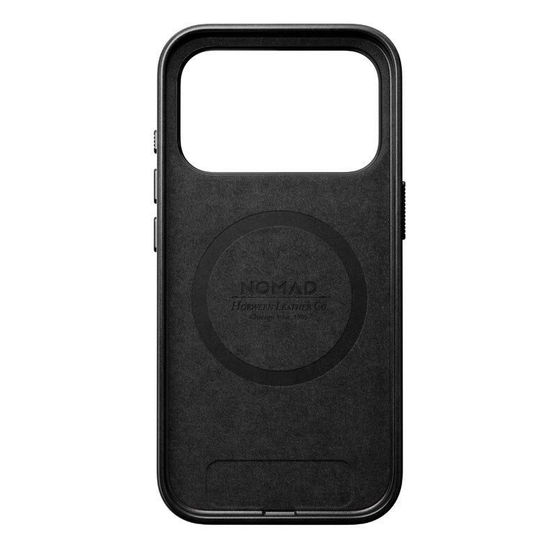 Capa Traditional de couro Horween iPhone 18 Pro Preto