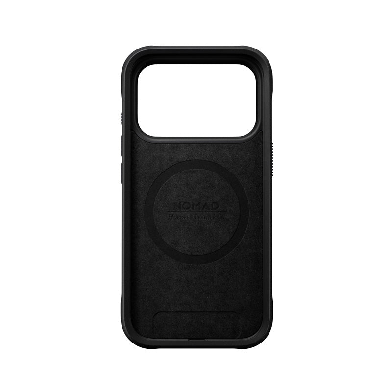 Capa Rugged de couro iPhone 18 Pro / 17 Pro Rustic Brown