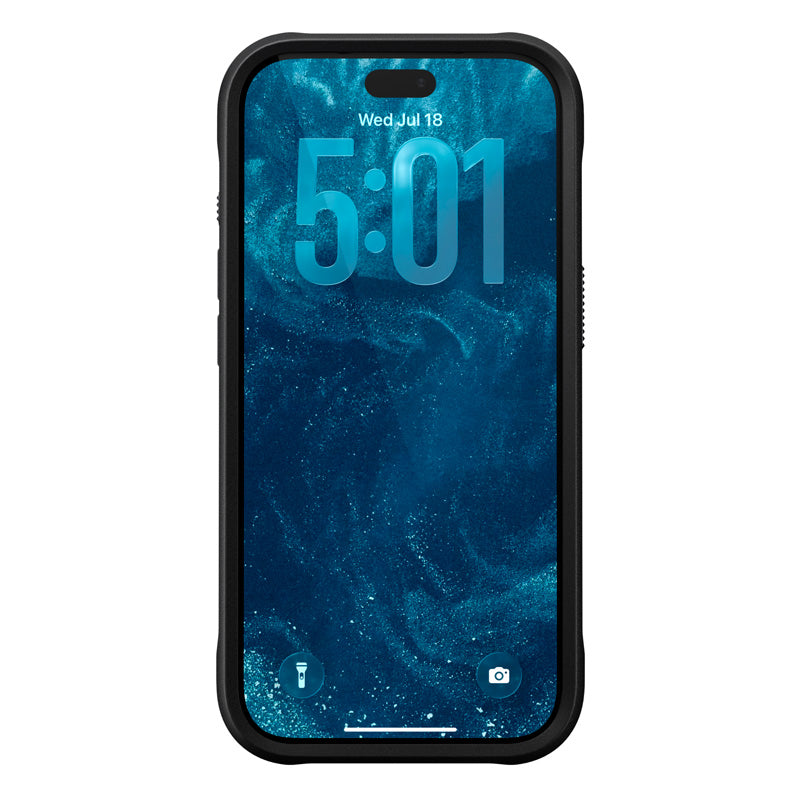 Capa Rugged de couro iPhone 18 Pro / 17 Pro Rustic Brown