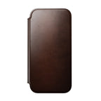Folio de Couro Modern Horween iPhone 18 Pro Max / 17 Pro Max Rustic Brown