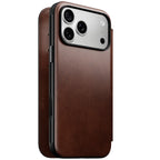 Folio de Couro Modern Horween iPhone 18 Pro Max / 17 Pro Max Rustic Brown