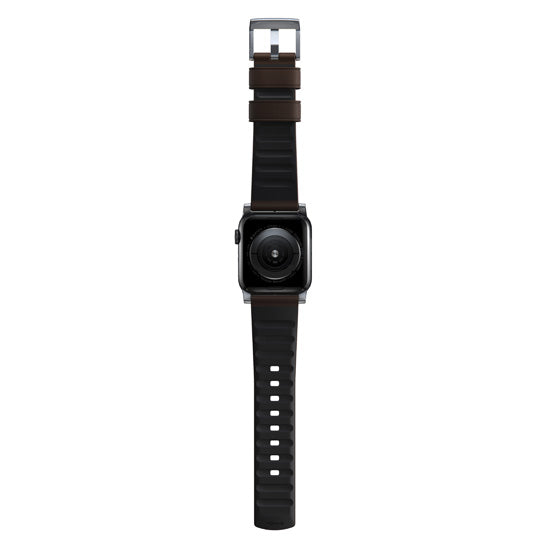Pulseira Active Pro Apple Watch 44/45/46/49 mm Cinza/Castanho