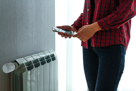 Cabeça de válvula termostática Zigbee