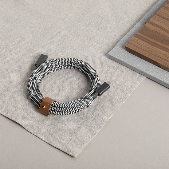 ECO Belt Cable USB-C para USB-C 240W (2.4m) Zebra