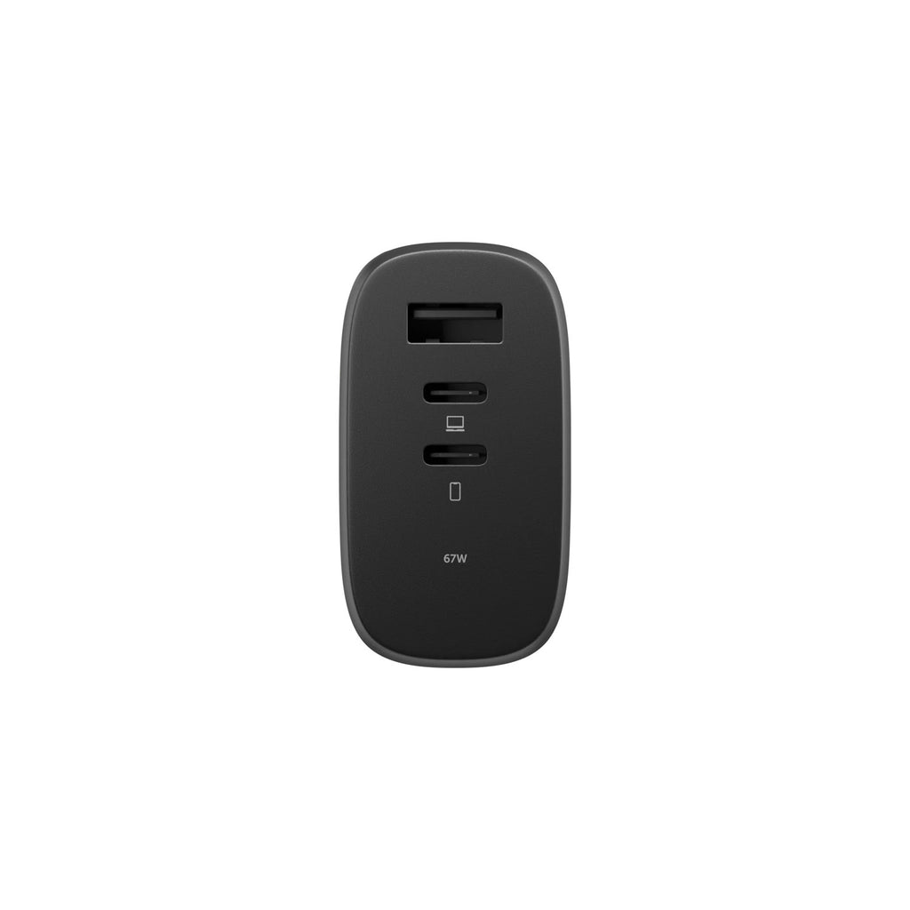 Carregador Fast GaN PD 67W (3 portas) Preto
