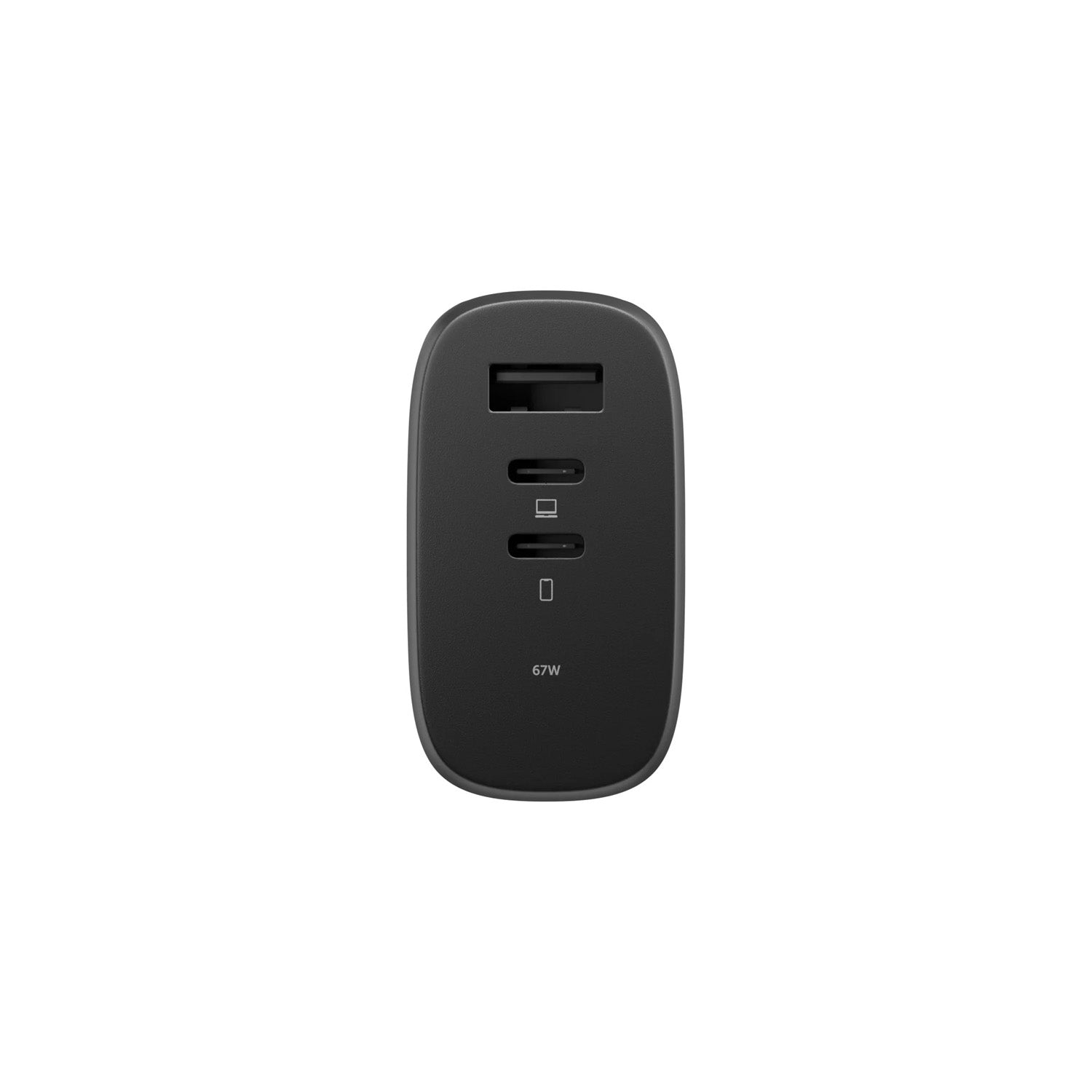 Carregador Fast GaN PD 67W (3 portas) Preto