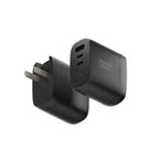 Carregador Fast GaN PD 67W (3 portas) Preto