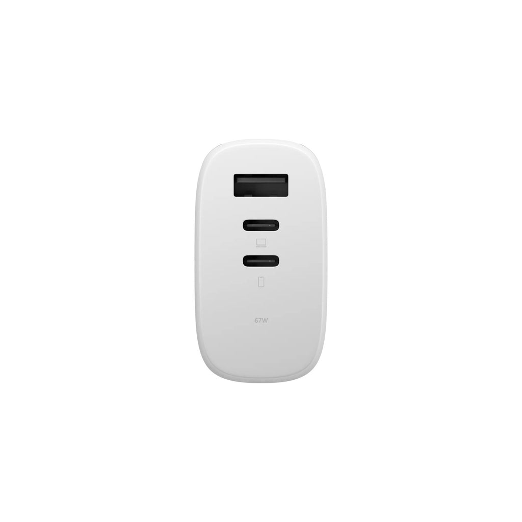 Carregador Fast GaN PD 67W (3 portas) Branco