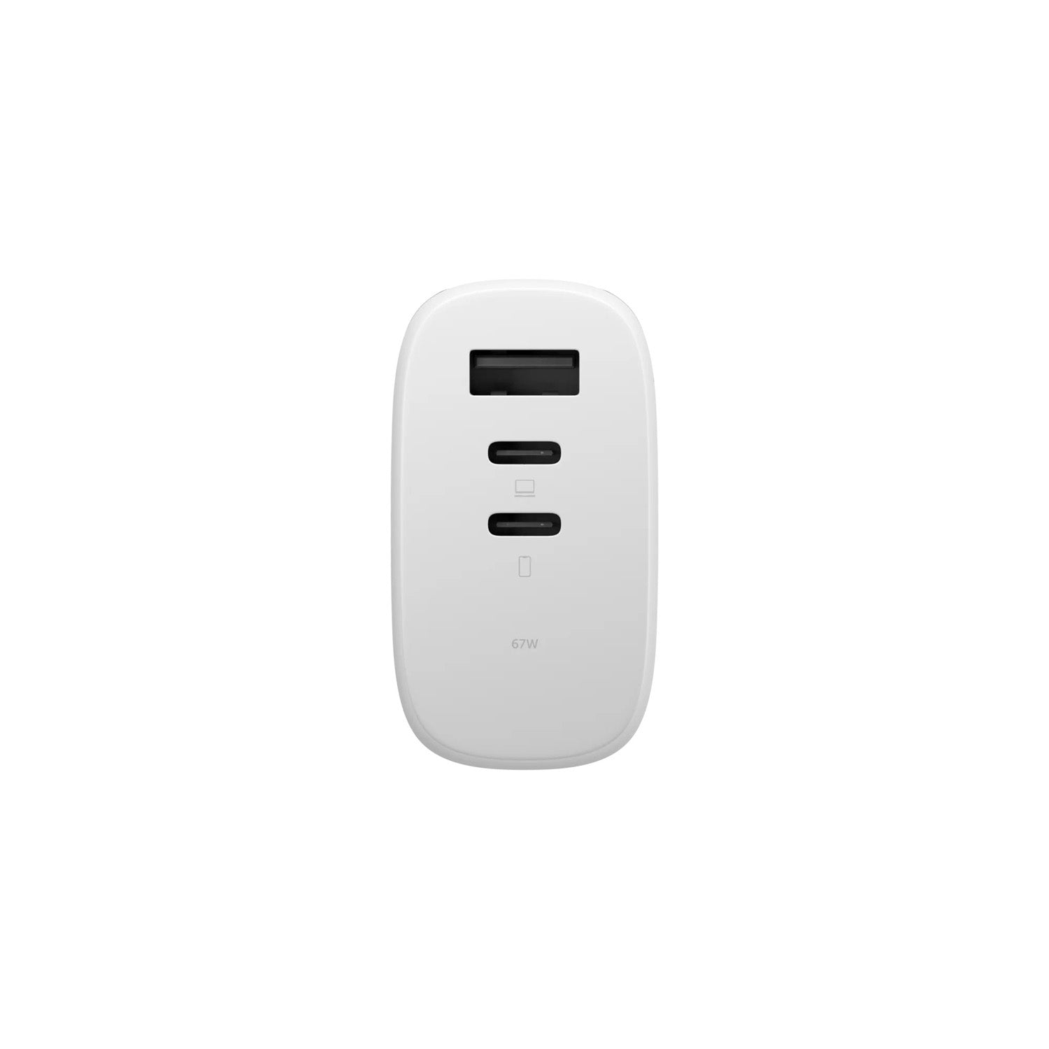 Carregador Fast GaN PD 67W (3 portas) Branco