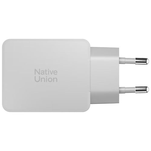 Carregador Pocket GaN 65 W USB-C duplo Branco