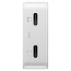 Carregador Pocket GaN 65 W USB-C duplo Branco