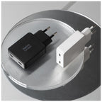 Carregador Pocket GaN 65 W USB-C duplo Branco
