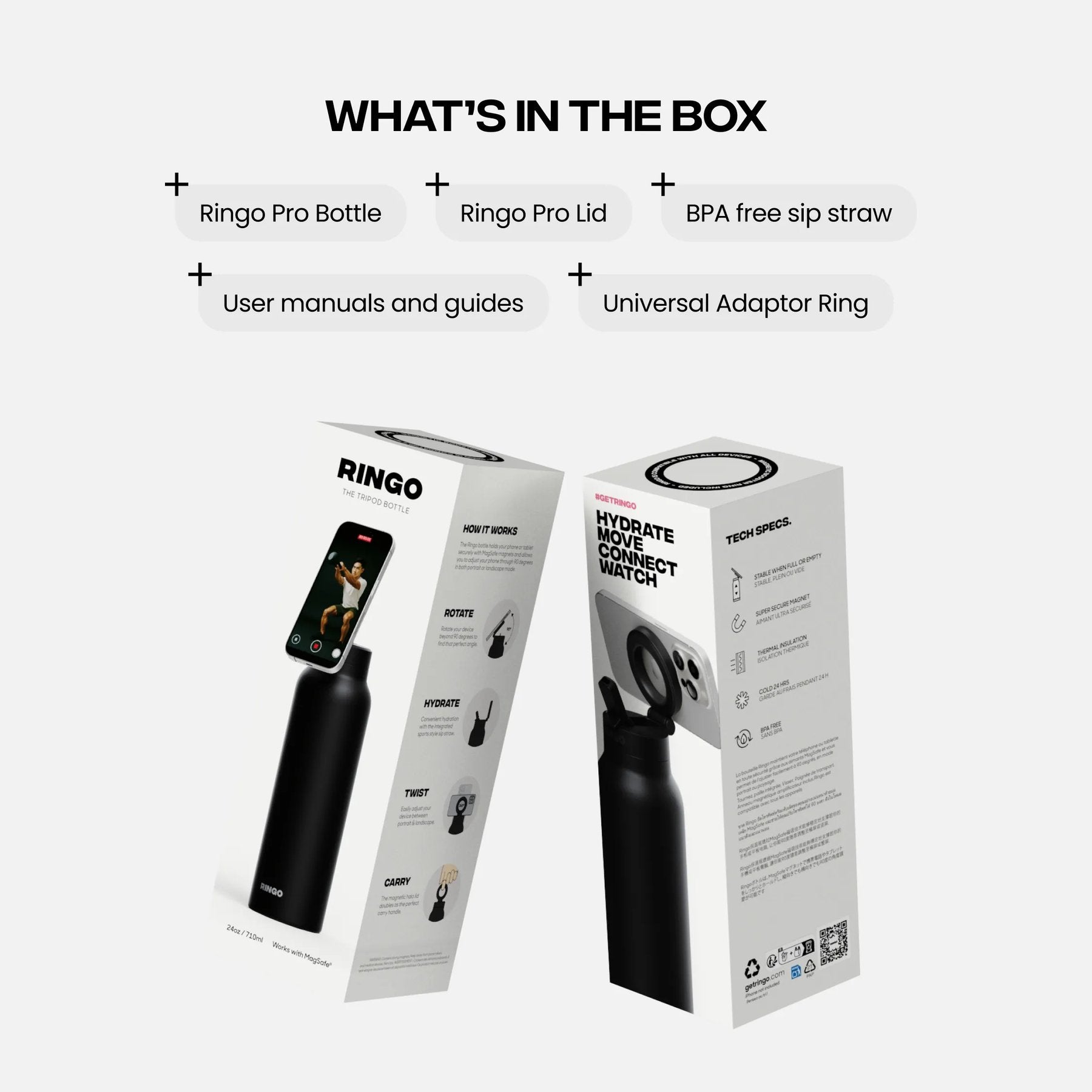Ringo Pro XL (950ml) Preto