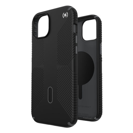 Presidio2 Grip Click-Lock iPhone 15 Plus/14 Plus Preto/Cinza