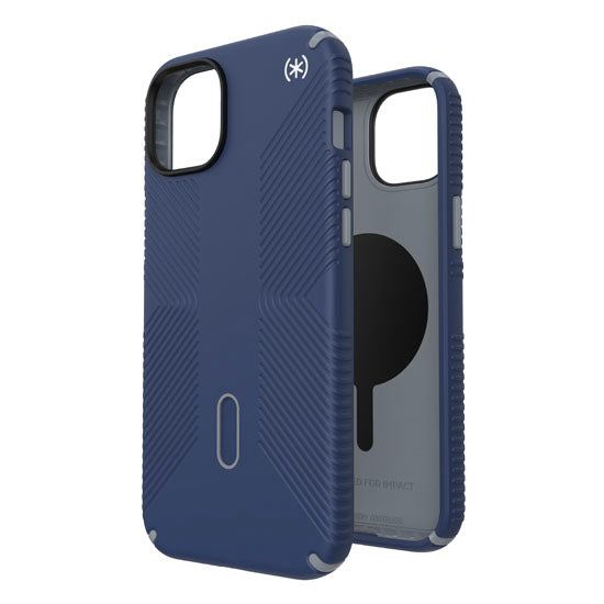 Presidio2 Grip Click-Lock iPhone 15 Plus/14 Plus Azul/Cinza