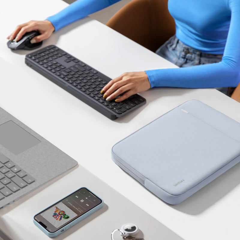 Capa Defender-A13 para MacBook Air e Pro 13" Light Blue