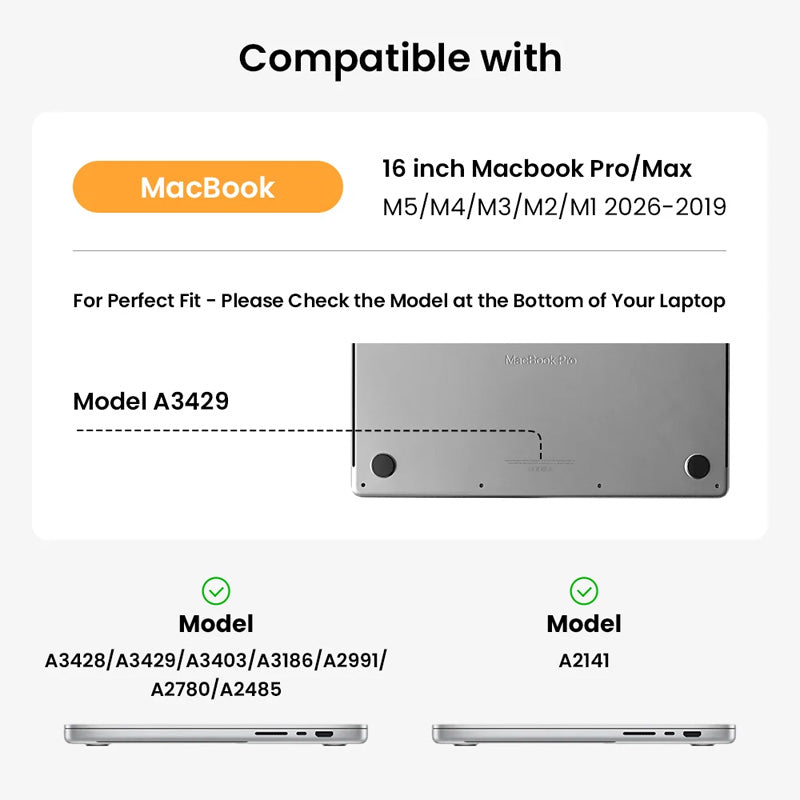 Capa Defender-A13 para MacBook Pro 16" Cinza Escuro