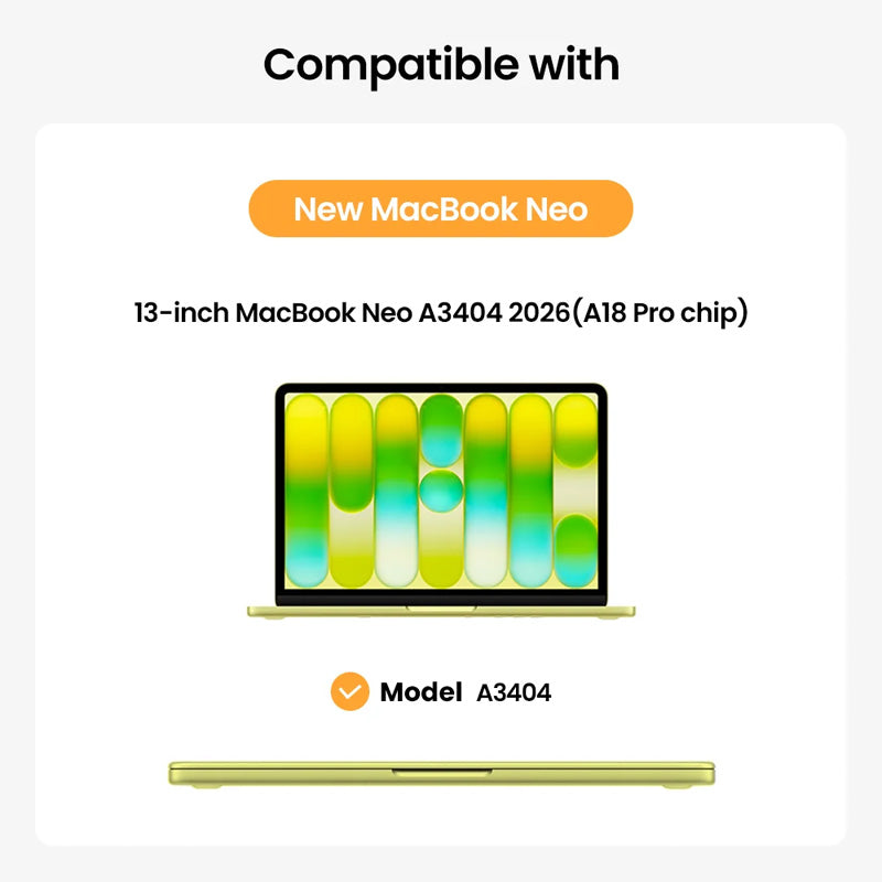 Capa Light-A18 para MacBook Neo 13" Citrus